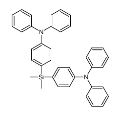 4-[dimethyl-[4-(N-phenylanilino)phenyl]silyl]-N,N-diphenylaniline结构式