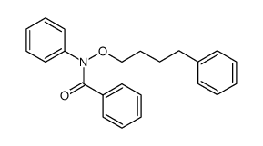 O-phenylbutyl-N-benzoyl-N-phenylhydroxylamine Structure