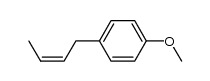 1-((Z)-but-2-enyl)-4-methoxybenzene结构式