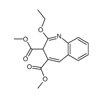 2-ethoxy-3H-benzo[b]azepine-3,4-dicarboxylic acid dimethyl ester Structure