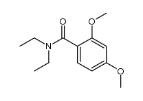 N,N-diethyl-2,4-dimethoxybenzamide结构式