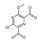 2-chloro-6-methoxy-3,5-dinitropyrazine结构式