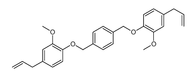2-methoxy-1-[[4-[(2-methoxy-4-prop-2-enylphenoxy)methyl]phenyl]methoxy]-4-prop-2-enylbenzene结构式