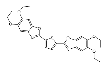 2-[5-(5,6-diethoxy-1,3-benzoxazol-2-yl)thiophen-2-yl]-5,6-diethoxy-1,3-benzoxazole Structure