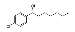 (R)-1-(4-chlorophenyl)heptan-1-ol Structure