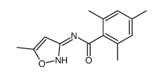 2,4,6-trimethyl-N-(5-methyl-1,2-oxazol-3-yl)benzamide结构式
