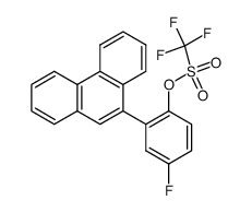 9-(5-fluoro-2-hydroxyphenyl)phenanthrene triflate Structure