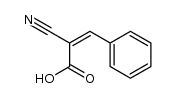 (E)-2-cyano-3-phenylacrylic acid Structure