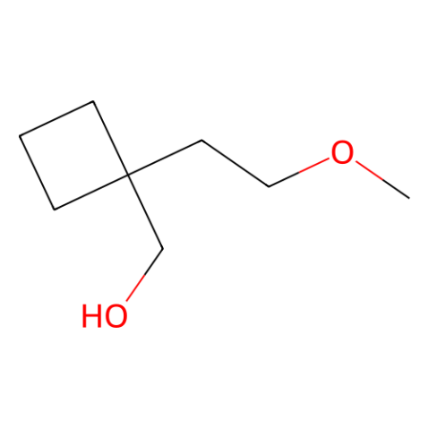 [1-(2-Methoxyethyl)cyclobutyl]methanol Structure
