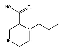 1-propylpiperazine-2-carboxylic acid Structure