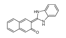 3-(1,3-dihydrobenzimidazol-2-ylidene)naphthalen-2-one Structure