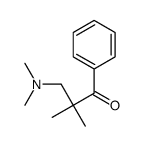 3-(Dimethylamino)-2,2-dimethyl-1-phenyl-1-propanone structure