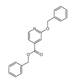 2-benzyloxyisonicotinic acid benzyl ester Structure