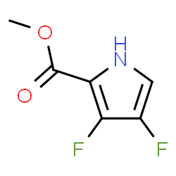 1H-Pyrrole-2-carboxylicacid,3,4-difluoro-,methylester(9CI)结构式
