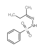 Benzenesulfonic acid,2-(1-methylpropylidene)hydrazide结构式