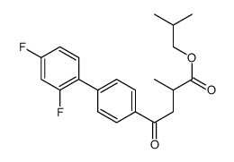 2-methylpropyl 4-[4-(2,4-difluorophenyl)phenyl]-2-methyl-4-oxo-butanoa te structure