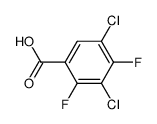 3,5-DICHLORO-2,4-DIFLUOROBENZOIC ACID Structure