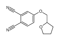 4-(oxolan-2-ylmethoxy)benzene-1,2-dicarbonitrile结构式