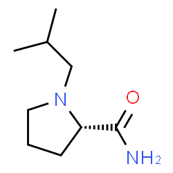 2-Pyrrolidinecarboxamide,1-(2-methylpropyl)-,(S)-(9CI) structure