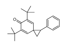 5,7-ditert-butyl-2-phenylspiro[2.5]octa-4,7-dien-6-one结构式