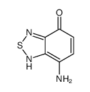 7-amino-1H-2,1,3-benzothiadiazol-4-one Structure