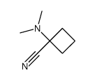 Cyclobutanecarbonitrile, 1-(dimethylamino)- (9CI) Structure