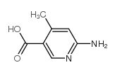 2-Amino-4-methyl-5-pyridinecarboxylic acid structure