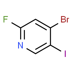 4-Bromo-2-Fluoro-5-Iodopyridine Structure