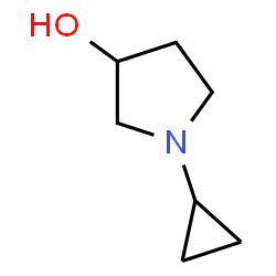 3-Pyrrolidinol,1-cyclopropyl-(9CI)结构式