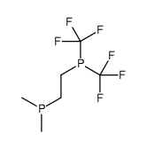 2-[bis(trifluoromethyl)phosphanyl]ethyl-dimethylphosphane Structure