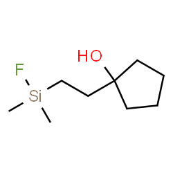 Cyclopentanol, 1-[2-(fluorodimethylsilyl)ethyl]- (9CI)结构式