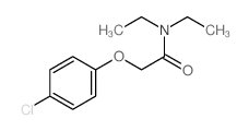 2-(4-chlorophenoxy)-N,N-diethyl-acetamide Structure