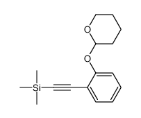 trimethyl-[2-[2-(oxan-2-yloxy)phenyl]ethynyl]silane结构式