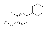 5-Cyclohexyl-o-anisidine structure