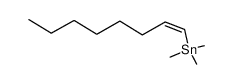 (Z)-1-trimethylstannyl-1-octene Structure