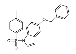 1-(4-methylphenyl)sulfonyl-5-phenylmethoxyindole结构式