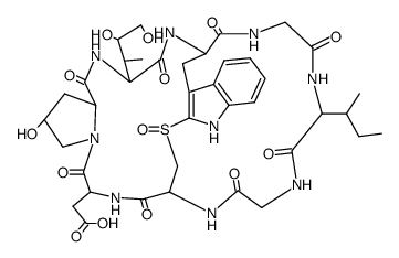[1-(L-aspartic acid)]-[4]6-deoxy-α-amanitin结构式