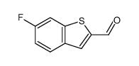 6-fluorobenzo[b]thiophene-2-carboxaldehyde结构式