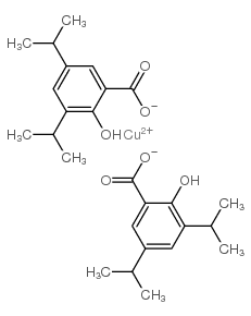 双3,5-二异丙基水杨酸铜结构式