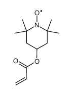 4-acryloyloxy-2,2,6,6-tetramethylpiperidine-1-oxyl Structure