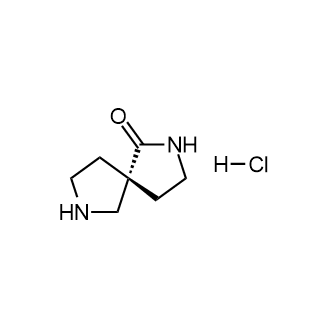 (R)-2,7-二氮杂螺[4.4]壬烷-1-酮盐酸盐结构式