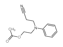 N-cyanoethyl-N-acetoxyethyl aniline structure