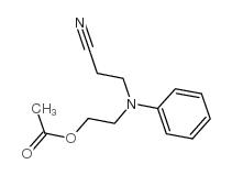 N-cyanoethyl-N-acetoxyethyl aniline Structure