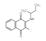 1,4-Naphthalenedione,2-chloro-3-[(1-methylpropyl)amino]- Structure