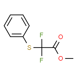 DIFLUORO-PHENYLSULFANYL-ACETIC ACID METHYL ESTER结构式