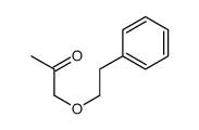 1-(2-phenylethoxy)propan-2-one结构式