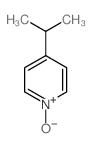 Pyridine,4-(1-methylethyl)-, 1-oxide structure