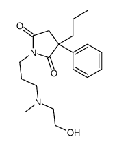 1-{3-[(2-Hydroxyethyl)(methyl)amino]propyl}-3-phenyl-3-propyl-2,5 -pyrrolidinedione结构式