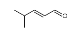 4-methyl-2-pentenal结构式