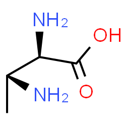 (2R,3R)-2,3-Diaminobutanoic acid Structure